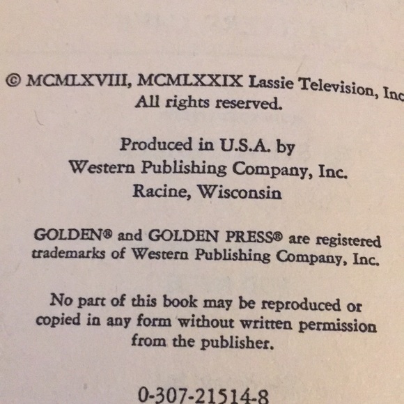 Lassie Vintage 1967, 1968-1979 Children’s Books - Picture 5 of 5